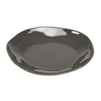 Thumbnail image #1 for Cal-Mil 22304-10-101 Round Melamine Plate, Black, 10-1/4 in Diameter, Flared Edge Case of 6