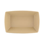 Thumbnail image #1 for G.E.T. Greenovations - EGS ECO6552-PB . . Rectangular Brown Melamine Bowl, 18 oz, 6-1/2 x 5-1/4 x 2 in Case of 6