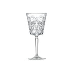 Thumbnail image #1 for Steelite International RCR Crystal, Tattoo 676RCR377 Wine Goblet, 9.75 oz, Tattoo Design, Lead-Free Crystal, Dishwasher Safe 1 Dozen