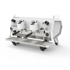 Thumbnail image #1 for Espresso Parts Sanremo Coffee Machines D82-WHITE2 2-Group Volumetric Espresso Machine, White, Single Boiler
