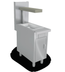 Thumbnail image #2 for Southbend Platinum 16-Inch Heavy Duty Range Match Sectional Fryer Drain Cabinet Base