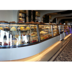 Thumbnail image #2 for GTI Designs AP Conic APC-2000RC4 Refrigerated Bakery Display Case, 81"W, Remote Refrigeration, 3 Glass Shelves