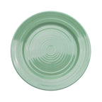 Thumbnail image #1 for CAC China Tango TG-8-G Porcelain Round Plate, 9-inch, Embossed Rim, Green Case of 2 Dozen