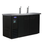Thumbnail image #1 for Valpro Commercial Refrigeration VP Series VPBD2-2 Two-Section Direct Draw Beer Dispenser, 2 Towers, Black Exterior