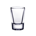Thumbnail image #1 for Thunder Group PLTHSG001CC Clear Polycarbonate Shot Glass, 1 oz, 2-1/2"H, Heavy Base Case of 144