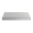 Thumbnail image #1 for TableCraft Products CWAL2430RSA Rectangular Aluminum Tabletop Cover, 24 x 30 in, 13-Gauge, Random Swirl Finish