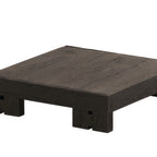 Thumbnail image #2 for Cal-Mil Brooklyn 23794-3-13 Square Textured Wood Buffet Riser, 12"W x 12"D x 3"H