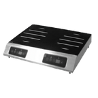 Thumbnail image #1 for Equipex LLC Adventys GL2-5000 Countertop Electric Induction Range, 2 Burners, 2500 Watts per Burner, Capacitive Touch Controls