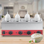 Thumbnail image #1 for Hakka Brothers Corp EasyRose FZ-024B Electric Sauce Warmer, 4-Bottle, Thermostatic, Wet or Dry Operation