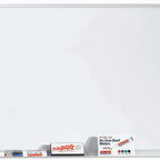 Thumbnail image #1 for AARCO Products WDS2436 Wall-Mount White Porcelain Markerboard, Aluminum Frame, 36"W x 24"H