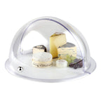 Thumbnail image #1 for Libbey APS Germany - Covers APS 18388 Clear SAN Plastic Roll-Top Cake Cover, 9-1/8" x 9-1/2" x 16"