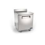 Thumbnail image #1 for MVP Group Kool-It Infinity KIN27WTF-HC 27-Inch One-Section Stainless Steel Worktop Reach-In Freezer with Solid Door