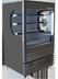 Thumbnail image #6 for Beverage-Air Vuemax 35-1/2 Inch Wide Gray Open-Air Merchandiser Refrigerator with 3 Shelves