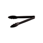 Thumbnail image #1 for CAC China UTKU-9BK Utility Tongs, 9-Inch Plastic, Black Case of 144