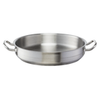 Thumbnail image #1 for Libertyware SSBZR18 Brazier, 20 qt., 18" Diameter, Stainless Steel with Aluminum-Clad Bottom, Without Cover Case of 4