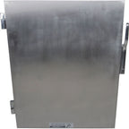 Thumbnail image #1 for AllPoints Foodservice Parts & Supplies 1264032 Commercial Refrigeration Top Door, Stainless Steel, 29-1/2"L x 23-5/8"W, with Latch and 2 Hinges