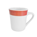 Thumbnail image #1 for CAC China Rainbow R-17-R Ceramic Coffee Mug, 8 oz, Red Case of 3 Dozen