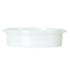 Thumbnail image #1 for Cal-Mil 22491-74-15 Oval Melamine Cocotte, 7-1/4 x 4 in, White, Hand Painted Case of 6