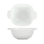 Thumbnail image #1 for International Tableware FA-600 Square Porcelain Bowl with Handles, 6 oz, 5" Case of 2 Dozen