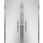 Thumbnail image #1 for Continental Refrigerator Slim Line 2RSENSS Two-Section Solid-Door Reach-In Refrigerator, Stainless Steel, Self-Contained