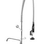 Thumbnail image #1 for Component Hardware Encore KC53-1000-AF5 Commercial Pre-Rinse Assembly, Wall Mount, 8" Adjustable Centers, 14" Swing Spout, 35" Flexible Gooseneck