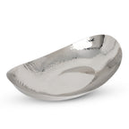 Thumbnail image #1 for Korin Inc TK-158-07 Hammered Stainless Steel Oval Bowl, 14.75"L × 8.25"W × 3.5"H