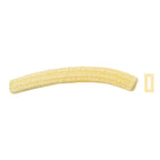 Thumbnail image #1 for Arcobaleno Pasta Equipment AEX18 & AEX20#427 Bucatini Pasta Extruder Die, 5.5mm, Ridged, Rectangular, Bronze