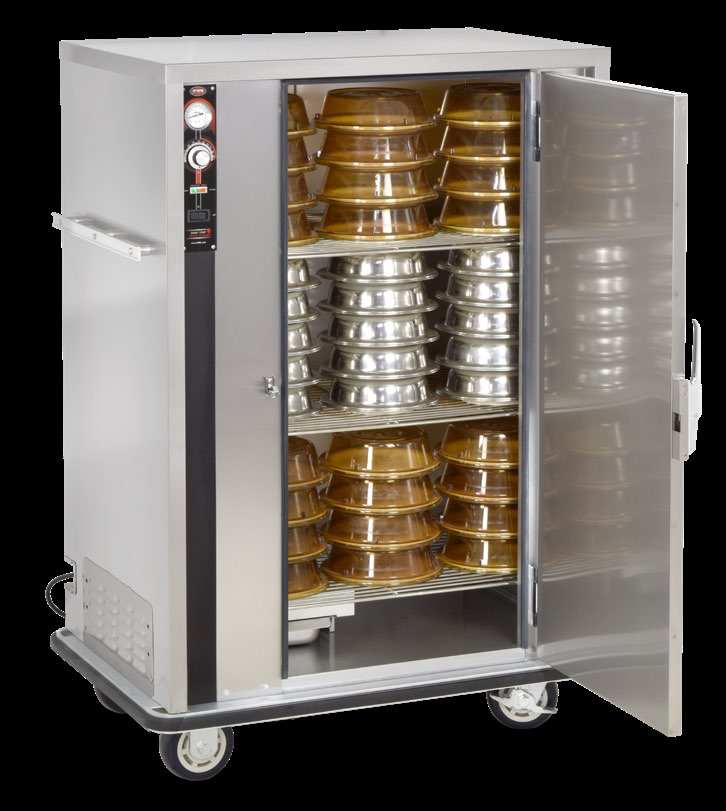 Product image #6 for FWE P-Series P-90 Mobile Heated Banquet Holding Cabinet, 72-90 Covered 11-Inch Plate Capacity