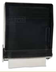 Thumbnail image #1 for Winco Wall-Mounted Manual M-Fold/C-Fold Paper Towel Dispenser, Black Plastic, 200-Towel Capacity