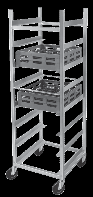 Product image #5 for Channel Manufacturing Aluminum Glass Rack Dolly for 20 x 20 Racks, 8-Slot