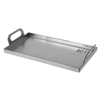 Thumbnail image #1 for JB Prince Gastronomy Plus Ltd G102 P Kasai Konro Plancha, Medium Wide, 2.67-Inch Thick, with Handles, Stainless Steel