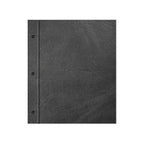Thumbnail image #1 for Risch Chicago CMBFF-HAR 8.5X11 Faux-Leather 3-Hole Binder Menu Board, 8-1/2 x 11 Inch Case of 25