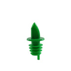Thumbnail image #1 for Thunder Group PLPR900GR Free-Flow Plastic Liquor Pourer, Collarless, Green, Fits Standard 750 mL Bottle Case of 72