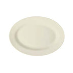 Thumbnail image #1 for G.E.T. Corona, Americana PP1100757624 Porcelain Oval Platter, 8-1/2" x 5-1/2", Rimmed, Rolled Edge Case of 2 Dozen