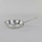 Thumbnail image #1 for Tuxton China Tuxware WAPE-080B 8-Inch Aluminum Fry Pan, Uncoated, Riveted Handle Case of 6