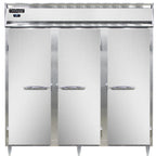 Thumbnail image #2 for Continental Refrigerator Designer Line D3RN Three-Section Reach-In Refrigerator, Solid Hinged Doors, Top-Mounted Self-Contained Refrigeration
