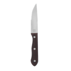 Thumbnail image #1 for Zwilling J.A. Henckels 1019391 Serrated Steak Knife Set, 4-1/2-Inch High-Carbon Stainless Steel Blade, Dark Brown Pakkawood Handle