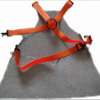 Thumbnail image #1 for Alfa International SSA20X24 Stainless Steel Metal Mesh Safety Apron, 20" x 24"
