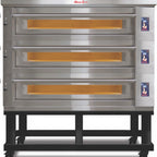 Thumbnail image #6 for Marra Forni ELST55-36/3 Three-Deck Electric Stackable Deck Oven, 55 x 36-Inch Stone Cooking Surfaces, Programmable Touchscreen Controls