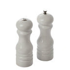 Thumbnail image #4 for American Metalcraft PMSW62 6-Inch White Wood Salt & Pepper Mill/Shaker Set Case of 36