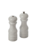 Thumbnail image #4 for American Metalcraft 6-Inch White Wood Salt & Pepper Mill / Shaker Set