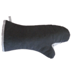 Thumbnail image #1 for Chef Revival 2PXTR26BKB Pyrotex Oven Mitt, 16-Inch Elbow Length, Steam Barrier, Black Case of 72 Pair