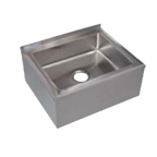 Thumbnail image #1 for Tarrison Products Ltd. TA-MS20286-KIT Floor-Mounted Stainless Steel Mop Sink, 33"W x 25"D x 11"H, 28"W x 20"D x 6" Deep Bowl