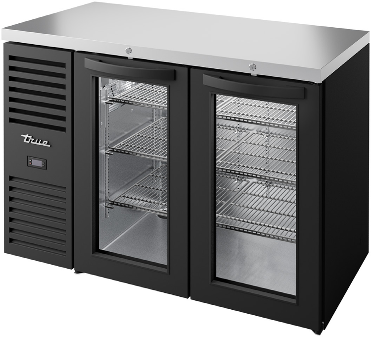 Product image #5 for True Premier Bar 48-Inch Two-Section Single Zone Refrigerated Back Bar Cooler with Locking Glass Doors