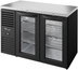 Thumbnail image #5 for True Premier Bar 48-Inch Two-Section Single Zone Refrigerated Back Bar Cooler with Locking Glass Doors
