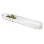 Thumbnail image #1 for Steelite International Kenny Mack, Wave KMK2733SH Resin Oval Trough Centerpiece, 36 x 6 x 4 in, White
