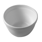Thumbnail image #1 for G.E.T. Bugambilia FRD23BB . . Round Cast Aluminum Bowl, Resin-Coated, Solid Black, 81-1/5 oz., 8-1/2" Diameter x 5-1/4" Deep