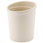 Thumbnail image #1 for Global Tableware Collective Dalebrook, Angled Pot DBTCM5576 Angled Melamine Dressing Pot, 1 qt, Cream, 5-1/8" x 6-1/4"