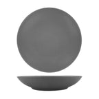 Thumbnail image #1 for International Tableware TN-110-MG Pasta Bowl, 40 oz., 10" Round Coupe, Porcelain, Matte Grey 1 Dozen