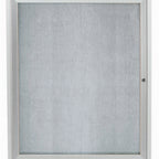 Thumbnail image #1 for AARCO Products ODCC3630R Enclosed Aluminum Bulletin Board, Wall-Mounted, 30"W x 36"H, Single Swing Door, Outdoor